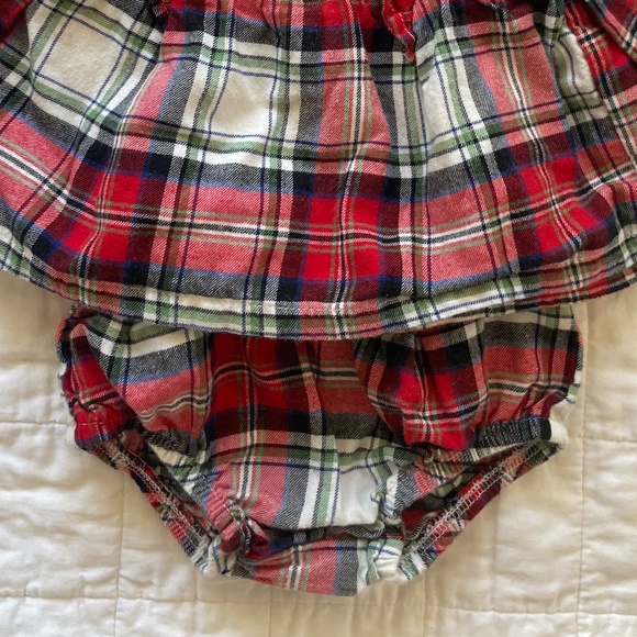 Baby Girls Cat & Jack Christmas Outfit Set 6-9 mo - Picture 3 of 4